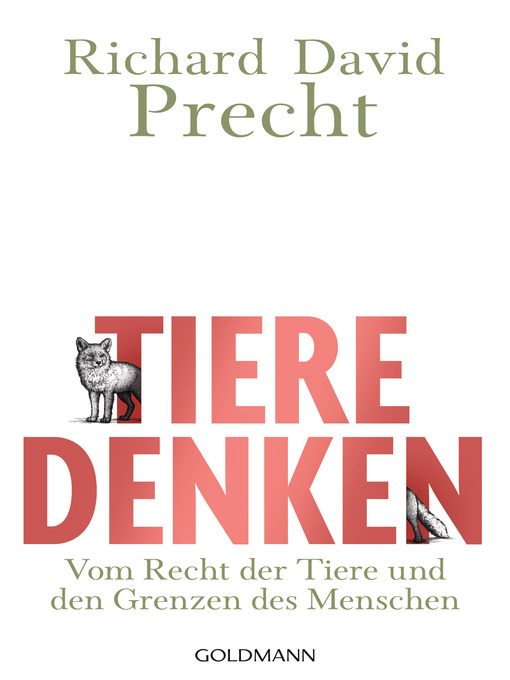 Title details for Tiere denken by Richard David Precht - Available